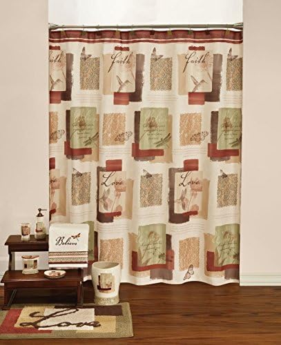 Inspire - Shower Curtain Collection &amp; Bathroom Accessories - Entire Set