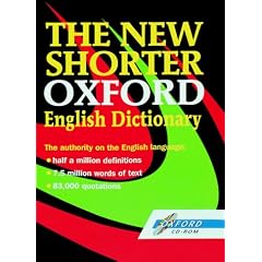 The New Shorter Oxford English Dictionary: Windows