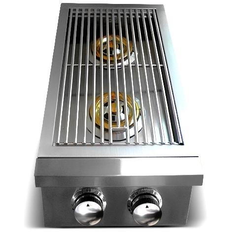 Rcs Rjcssb Premier Series Built-in Propane Gas Stainless Steel Double Side Burner