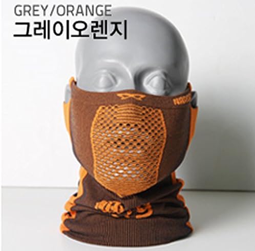 Naroo X5 Multi-functional Sports Mask for 4 seasons Gray orange