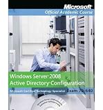 Produkt-Bild: MICROSOFT SERVER 2008 ACTIVE DIRECTORY CONFIGURATION: MICROSOFT CERTIFIED TECHNOLOGY SPECIALIST, EXAM 70-640 [WITH PAPERBACK BOOK](Paperback) BY [Author]John Wiley &. Sons, Inc ( Mar-2010 )