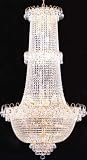 LAMPS BEAUTIFUL Vanessa Thirty-One Light Crystal Chandelier by James R. Moder--Excellent customer service--see our feedback.