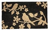 Birds and Floral Coir Rubber Backed Door Mat