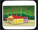 Mouse Pad with Australia, trees, greenery, mansion, Tasmania, forest, farm, building, house