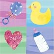 Baby Ducky Lunch Napkins