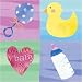 Baby Ducky Lunch Napkins