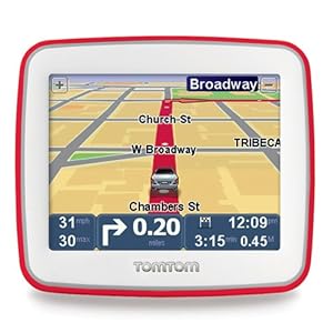 TomTom EASE 3.5-Inch Portable GPS Navigator (Red)