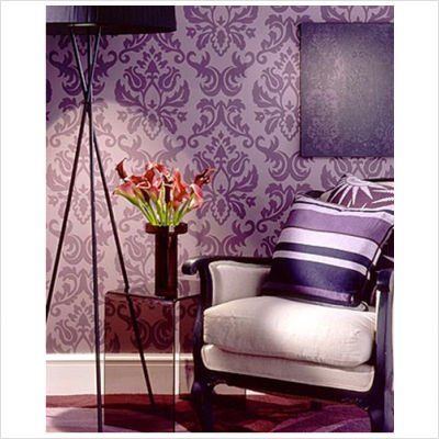 51PXSzoKLOL Damask Wallpaper