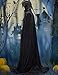 Unisex Crushed Velvet Hooded Christmas Cloak Full Length Costume Party Capes