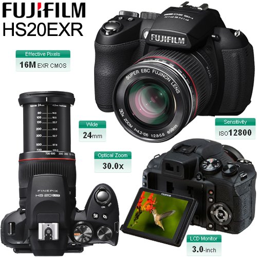  16mp Accessory Hs20 Deluxe Professional Digital Cameras Camera16gb Digital Finepix