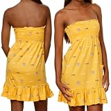 NCAA LSU Tigers Ladies Gold Summer School Tube Dress (X-Large)