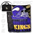 Minnesota Vikings "Tote A Long" NFL Picnic Blanket by Northwest (50"x60") Minnesota Vikings "Tote A Long" NFL Picnic Blanket by Northwest (50"x60")
