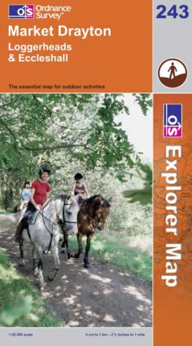 Market Drayton, Loggerheads and Eccleshall (Explorer Maps) (OS Explorer Map)