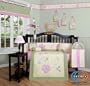 Boutique Baby Lauren's Garden 13PCS CRIB BEDDING SET By GEENNY Designs