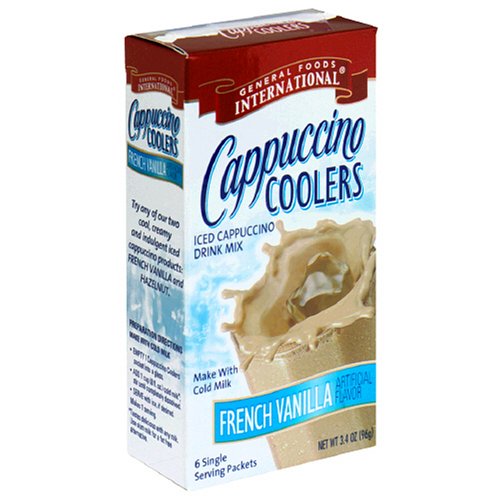 General Foods International Coffee, Cappucino Cooler, French Vanilla, 6-Count Single... by General Foods International Coffee