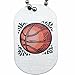 FORGIVEN JEWELRY Phil 413 Basketball Mini Dog Tag Necklace I Can Do All Things Through Christ
