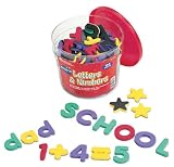 from Learning Resources Learning Resources Magnetic Foam Letters & Numbers Deluxe Set Model LER6306