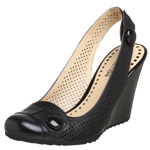 51PXZXq luL Buy Kenneth Cole REACTION Womens Cool Mood Slingback Wedge,Black,10 M US