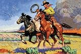 Art Poster, Danger in the West - 27.5 x 18.75