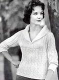 Woman's Knitted Vintage Slipover Sweater Patterns, Coat Sweater Patterns and Cardigan Sweater Patterns
