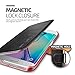 Galaxy S6 Edge Case, Verus [Layered Dandy][Black] - [Premium Leather Wallet][Slim Fit] For Samsung Galaxy S6 Edge