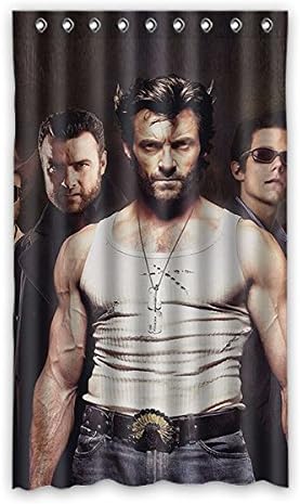 XIANXIAN Generic X-Men Hero Blackout Panel Window Curtain 50"x84" (1 piece)