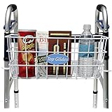 BUNDLE: Premium Clip-on Walker Basket with FREE Carry-All Hooks ($8 value)