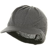 Cool Running Beanie Visor-Grey W27S19B