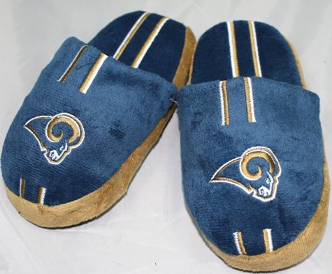 St. Louis Rams Youth Team Stripe Plush Slippers