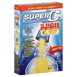 Super C Drink Mix, Vitamin & Mineral, Slender, Lemon Citrus, 7 ct.