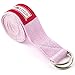 Peace Yoga 8ft Exercise Strap Pink