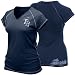 Tampa Bay Rays T Shirt : Nike Tampa Bay Rays Ladies Navy Blue Bases Loaded V-Neck T Shirt
