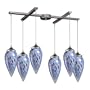 Elk Lighting Lacrima Rust Pendant