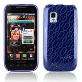 TPU Skin Cover for Samsung Fascinate i500, Chain Pattern Blue
