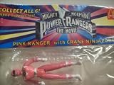 Mighty Morphin Power Rangers the Movie Pink Ranger with Crane Ninja Zord (Mcdonalds Happy Meal Toy)