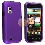 Snap-on Rubber Coated Case for Samsung Fascinate / Galaxy S CDMA, Dark Purple
