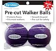 Top Glides Precut Walker Tennis Ball Glides - Purple - 1 Pair