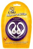 Koss 00314B LSU SportClip Earphones with Wind Up Storage Case for MP3, CD, DVD Players (White Case)