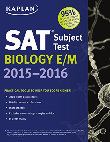 Kaplan SAT Subject Test Biology E/M 2015-2016 (Kaplan Test Prep)