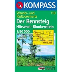 Kompass Karten, Der Rennsteig