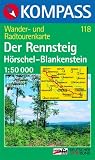 Kompass Karten, Der Rennsteig