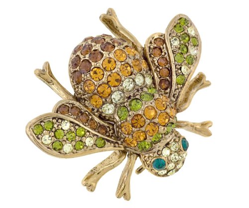 Buy Gold Plated Multi-Color Crystal Bee Pin online at Discounted New and Used prices. Delivered to your door with Childrens Toyshop.com
