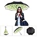 AWEOODS Double Layer Inverted Umbrella Cars Reversible Umbrella (Grape Leaf)