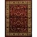 Home Dynamix Royalty 3208-215 Polypropylene 7-Feet 8-Inch by 10-Feet 4-Inch Area Rug, Red/Ivory