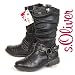 s.OLIVER KIDS Kinder Western Stiefel, TEX- Membrane, schwarz antic