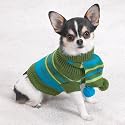 X-SMALL - Chilly Day Dog Sweater w/ Matching Scarf -