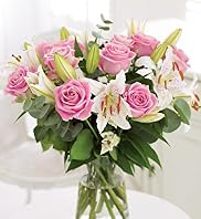 Large Rose & Lily Bouquet