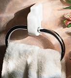 K-10505-58 | COLIBRI TOWEL RING BRACKET - THUNDER GREY