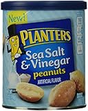 Planters Flavored Peanuts, Sea Salt and Vinegar, 6 Ounce