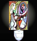 Girl Before a Mirror by Picasso Decorative Night Light